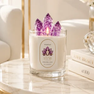 VELA AROMÁTICA PREMIUM – KRISTALL COLLECTION